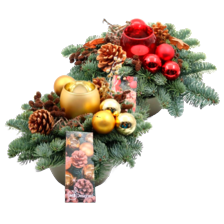 Kerstarrangementen €9,-